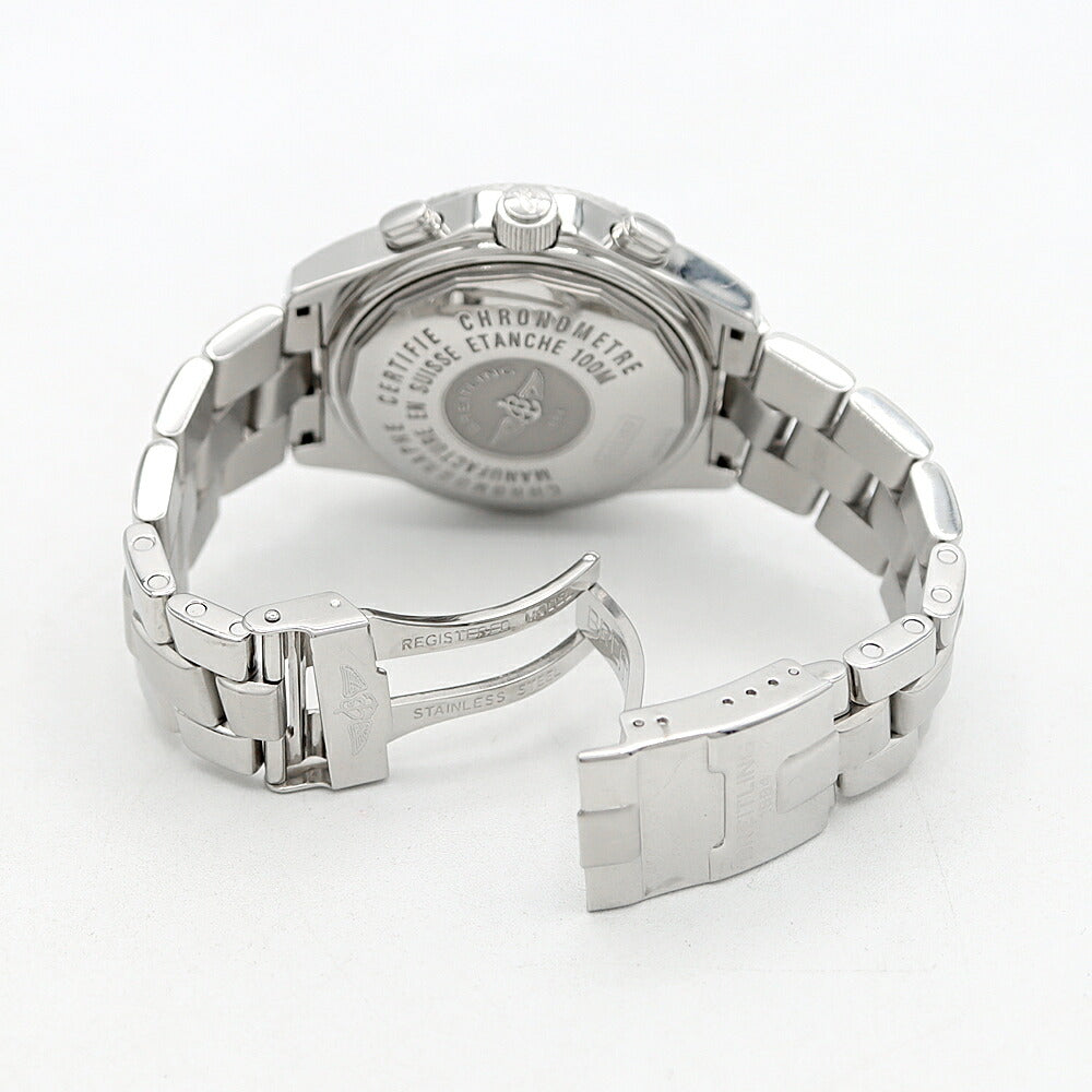 BREITLING ブライトリング B-2 プロフェッショナル クロノグラフ A42362 デイト スモールセコンド 100m防水 黒 ブラック SS ステンレス メンズ 自動巻き【6ヶ月保証】【腕時計】【中古】
