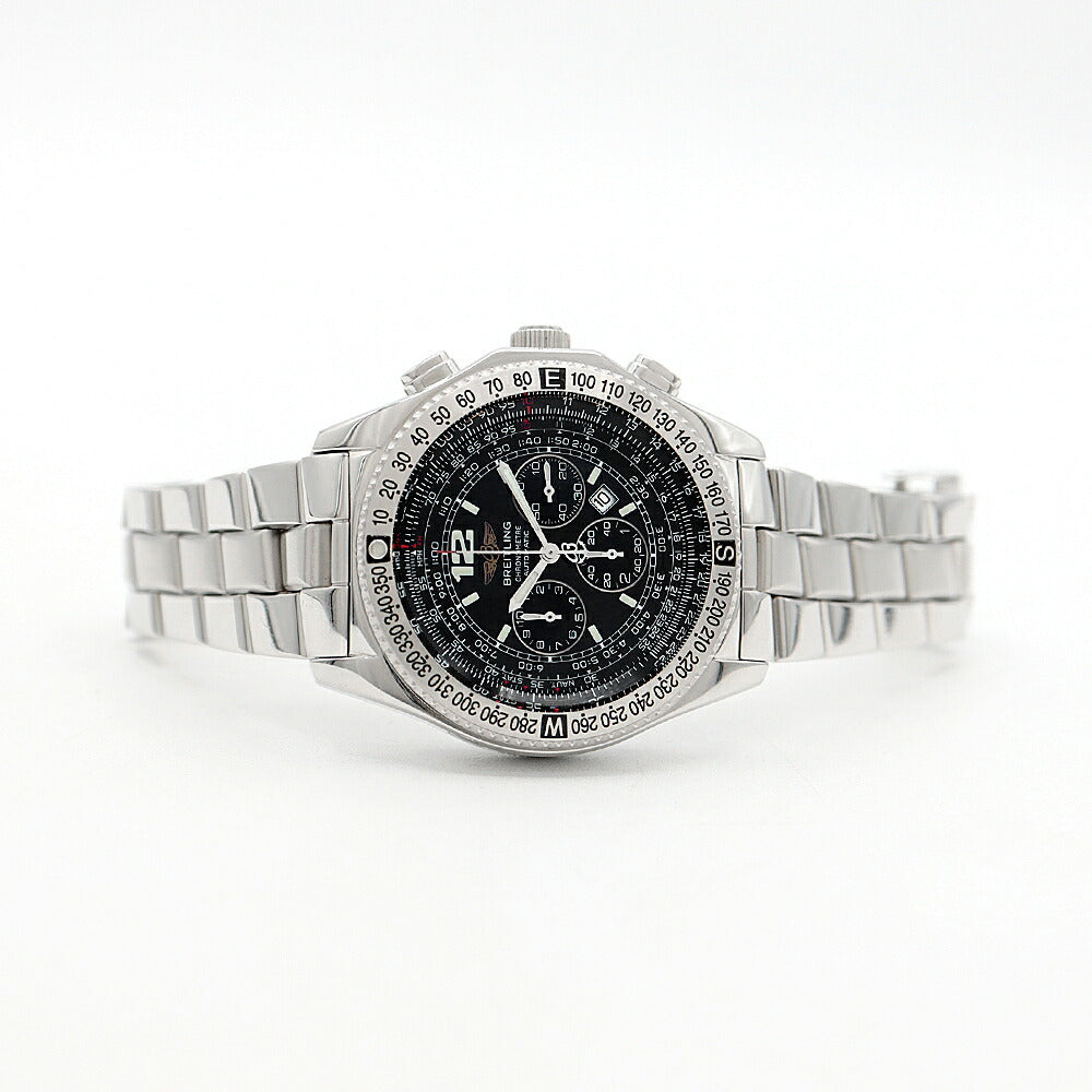 BREITLING ブライトリング B-2 プロフェッショナル クロノグラフ A42362 デイト スモールセコンド 100m防水 黒 ブラック SS ステンレス メンズ 自動巻き【6ヶ月保証】【腕時計】【中古】