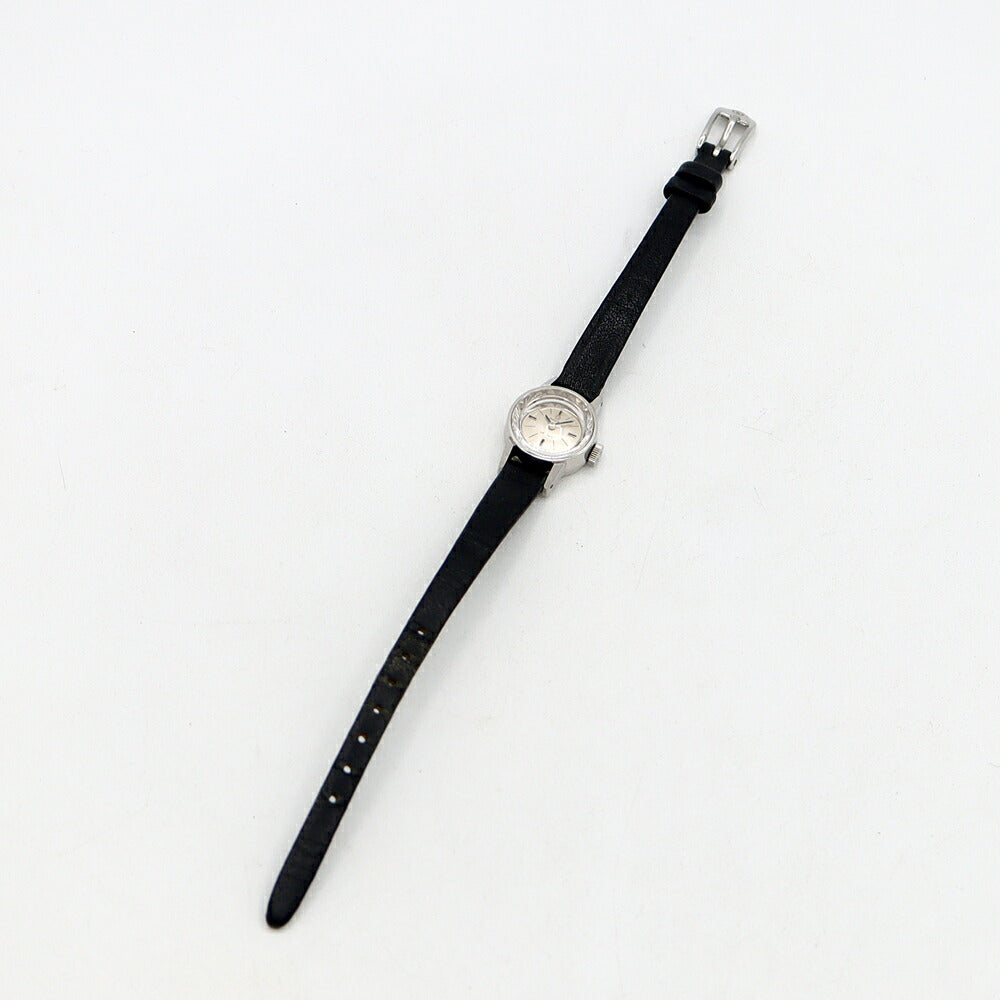OMEGA DeVille Cut Glass 511.166 Cal.485 Silver SS Stainless Steel Ladies Genuine Buckle Manual Winding Antique Vintage DeVille [Watch] [Used]