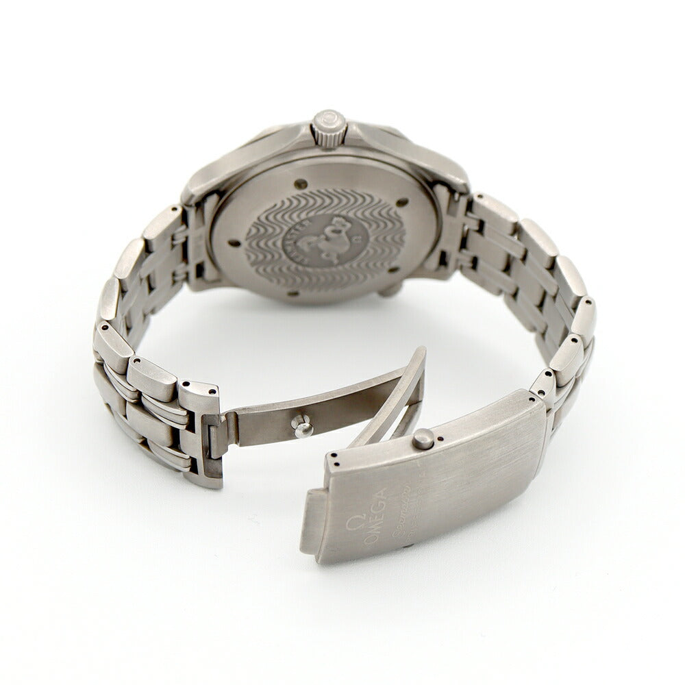 OMEGA オメガ シーマスター プロフェッショナル300 2231.80 300m防水 デイト 青 ブルー Ti チタン メンズ 自動巻き【6ヶ月保証】【腕時計】【中古】