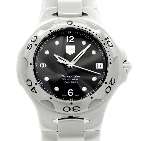 TAG Heuer タグホイヤー キリウム WL5111-0 デイト 200m防水 黒 ブラック SS ステンレス メンズ 自動巻き【6ヶ月保証】【腕時計】【中古】