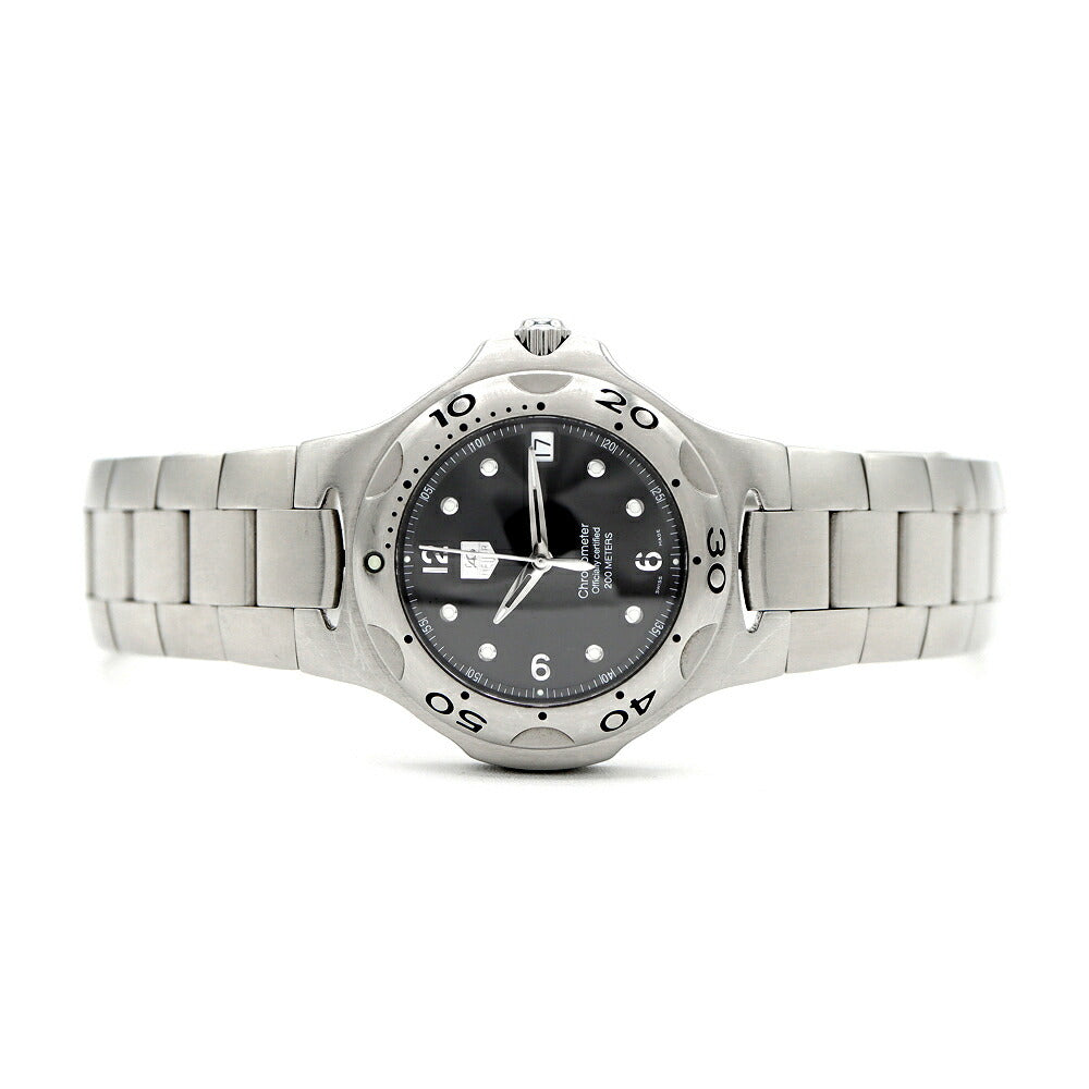 TAG Heuer タグホイヤー キリウム WL5111-0 デイト 200m防水 黒 ブラック SS ステンレス メンズ 自動巻き【6ヶ月保証】【腕時計】【中古】