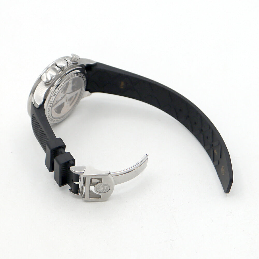 内部点検済 IWC インターナショナルウォッチカンパニー ポルトギーゼ ヨットクラブ クロノグラフ IW390211 スモールセコンド デイト 60m防水 シルバー SS ステンレス 純正ベルト 純正バックル尾錠 メンズ 自動巻き【6ヶ月保証】【腕時計】【中古】