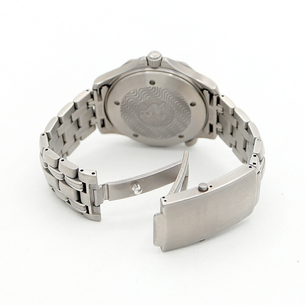 OMEGA オメガ シーマスター 300 プロフェッショナル 2231.80 300m防水 デイト 青 ブルーギョーシェ TI チタン メンズ 自動巻き【6ヶ月保証】【腕時計】【中古】
