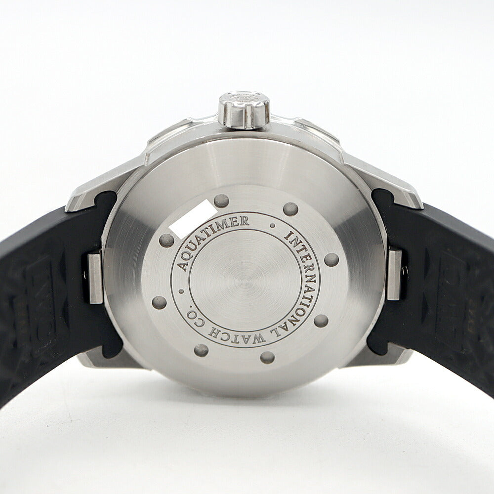 IWC インターナショナルウォッチカンパニー アクアタイマー オートマティック 2000 IW356806 2000m防水 デイト 白 ホワイト SS ステンレス 純正ベルト 純正尾錠 メンズ 自動巻き【6ヶ月保証】【腕時計】【中古】