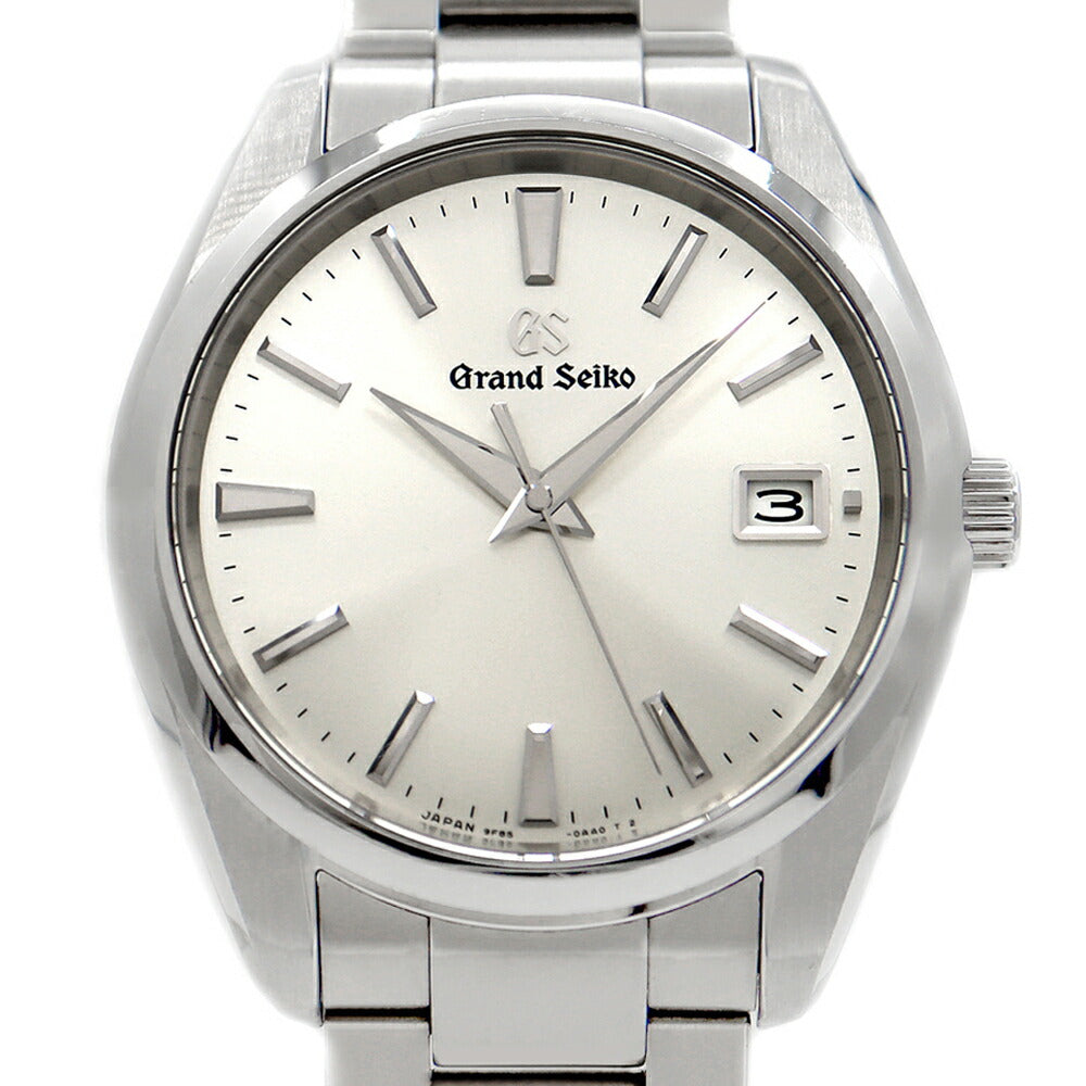 電池交換済 SEIKO セイコー GS グランドセイコー ヘリテージコレクション 9F85-0AC0 デイト 100m防水 シルバー SS ステンレス メンズ クォーツ【6ヶ月保証】【腕時計】【中古】