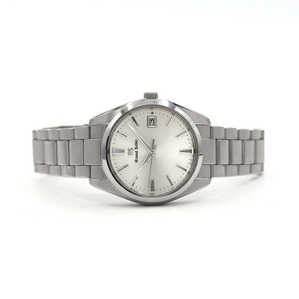 電池交換済 SEIKO セイコー GS グランドセイコー ヘリテージコレクション 9F85-0AC0 デイト 100m防水 シルバー SS ステンレス メンズ クォーツ【6ヶ月保証】【腕時計】【中古】