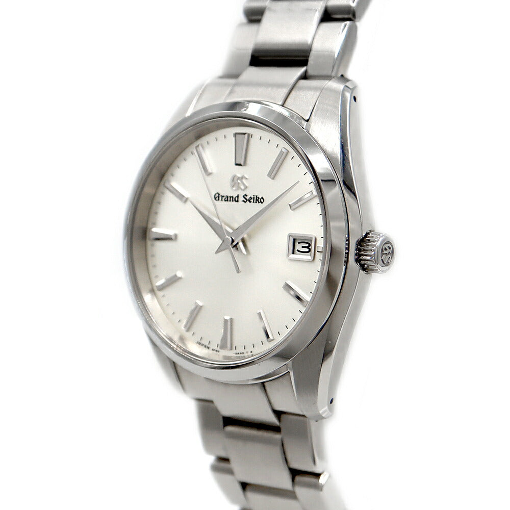 電池交換済 SEIKO セイコー GS グランドセイコー ヘリテージコレクション 9F85-0AC0 デイト 100m防水 シルバー SS ステンレス メンズ クォーツ【6ヶ月保証】【腕時計】【中古】