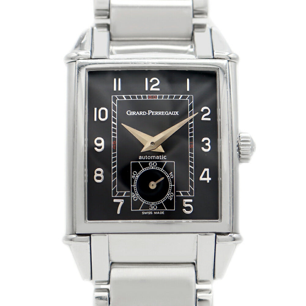 GIRARD PERREGAUX ジラールペルゴ ヴィンテージ 1945 25930.1.11.615S 裏スケ スモールセコンド 黒 ブラック SS ステンレス メンズ 自動巻き GP【6ヶ月保証】【腕時計】【中古】