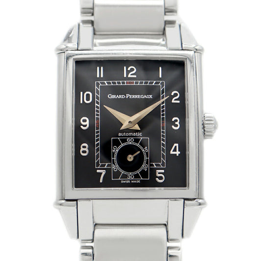 GIRARD PERREGAUX ジラールペルゴ ヴィンテージ 1945 25930.1.11.615S 裏スケ スモールセコンド 黒 ブラック SS ステンレス メンズ 自動巻き GP【6ヶ月保証】【腕時計】【中古】