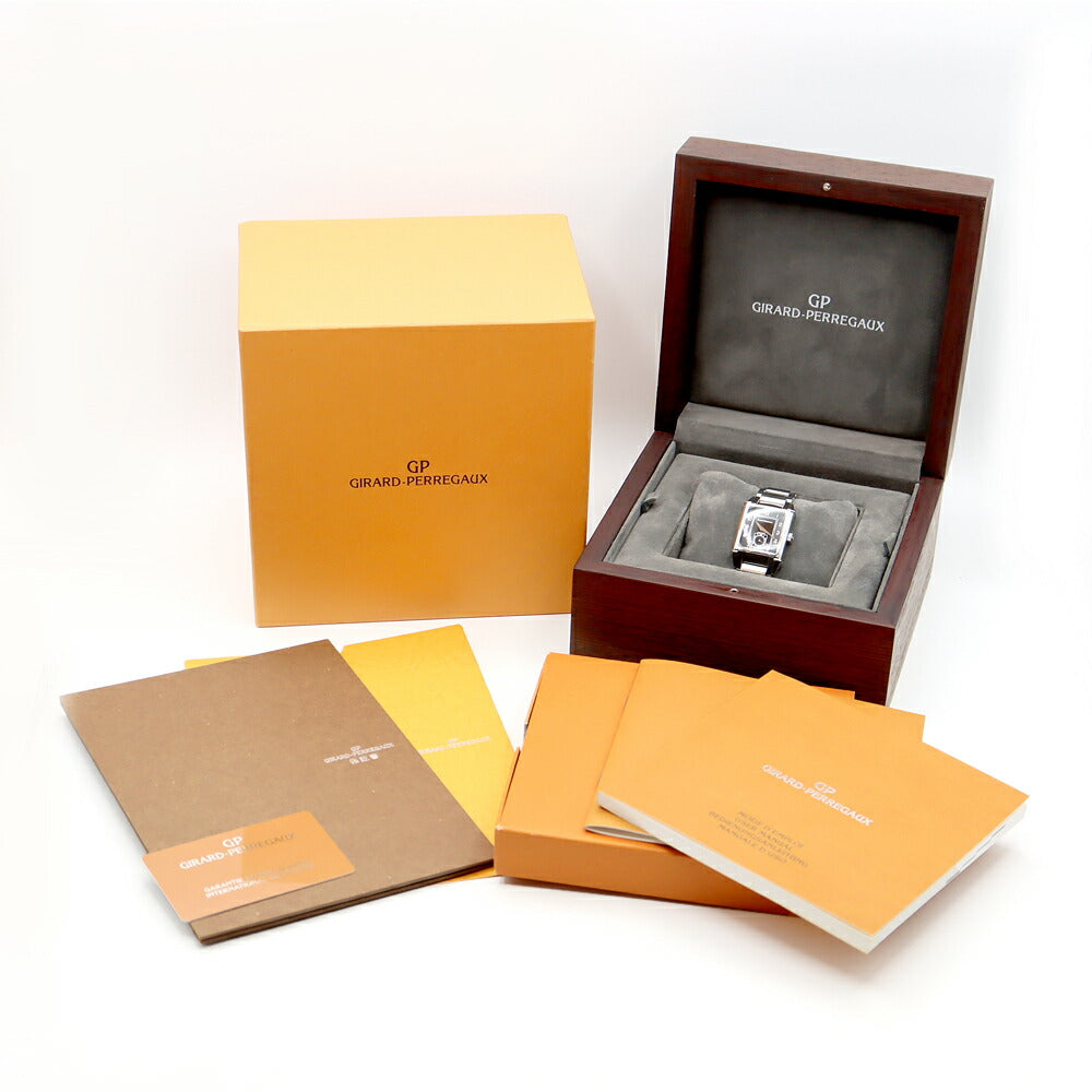 GIRARD PERREGAUX ジラールペルゴ ヴィンテージ 1945 25930.1.11.615S 裏スケ スモールセコンド 黒 ブラック SS ステンレス メンズ 自動巻き GP【6ヶ月保証】【腕時計】【中古】