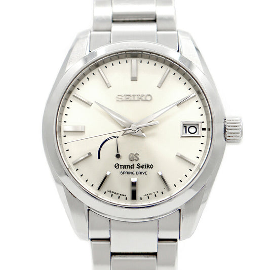 SEIKO Grand Seiko GS Spring Drive 9R65-0BH0 Date Back Skelton Power Reserve Silver SS Stainless Steel Men's Automatic Winding [6 Month Warranty] [Watch] [Used]