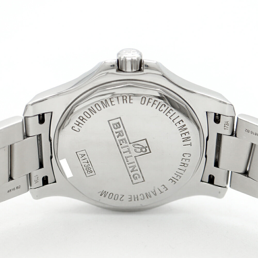 BREITLING ブライトリング コルト オートマチック A17388 デイト 200m防水 黒 ブラック SS ステンレス メンズ 自動巻き【6ヶ月保証】【腕時計】【中古】