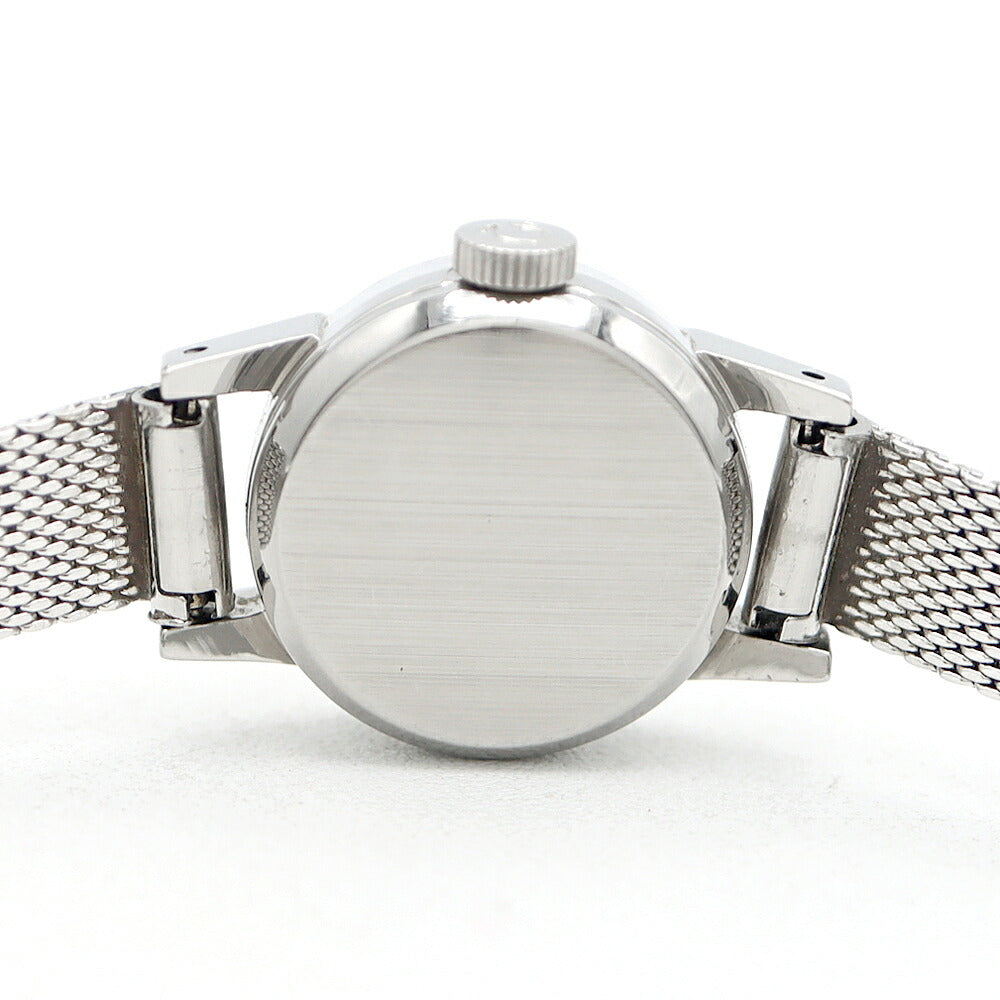 OMEGA DeVille cut glass 511.166 Cal.485 17 stones silver SS stainless steel ladies manual winding antique vintage DeVille [watch] [used]