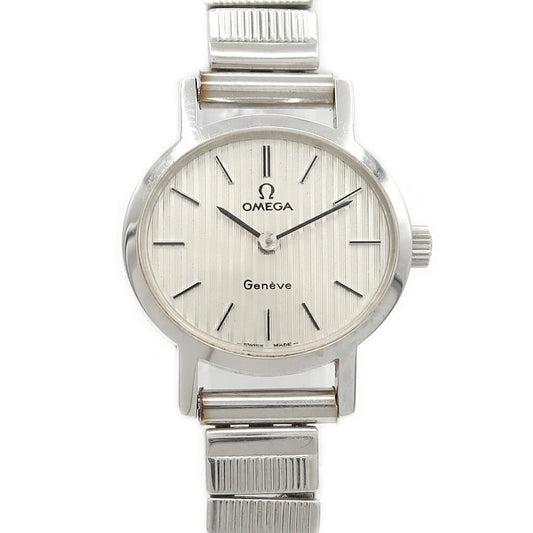 OMEGA オメガ Geneve ジュネーブ 511.0412 Cal.625 17石 シルバー SS ステンレス レディース 手巻き アンティーク ヴィンテージ【腕時計】【中古】