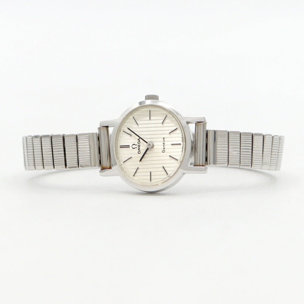OMEGA オメガ Geneve ジュネーブ 511.0412 Cal.625 17石 シルバー SS ステンレス レディース 手巻き アンティーク ヴィンテージ【腕時計】【中古】