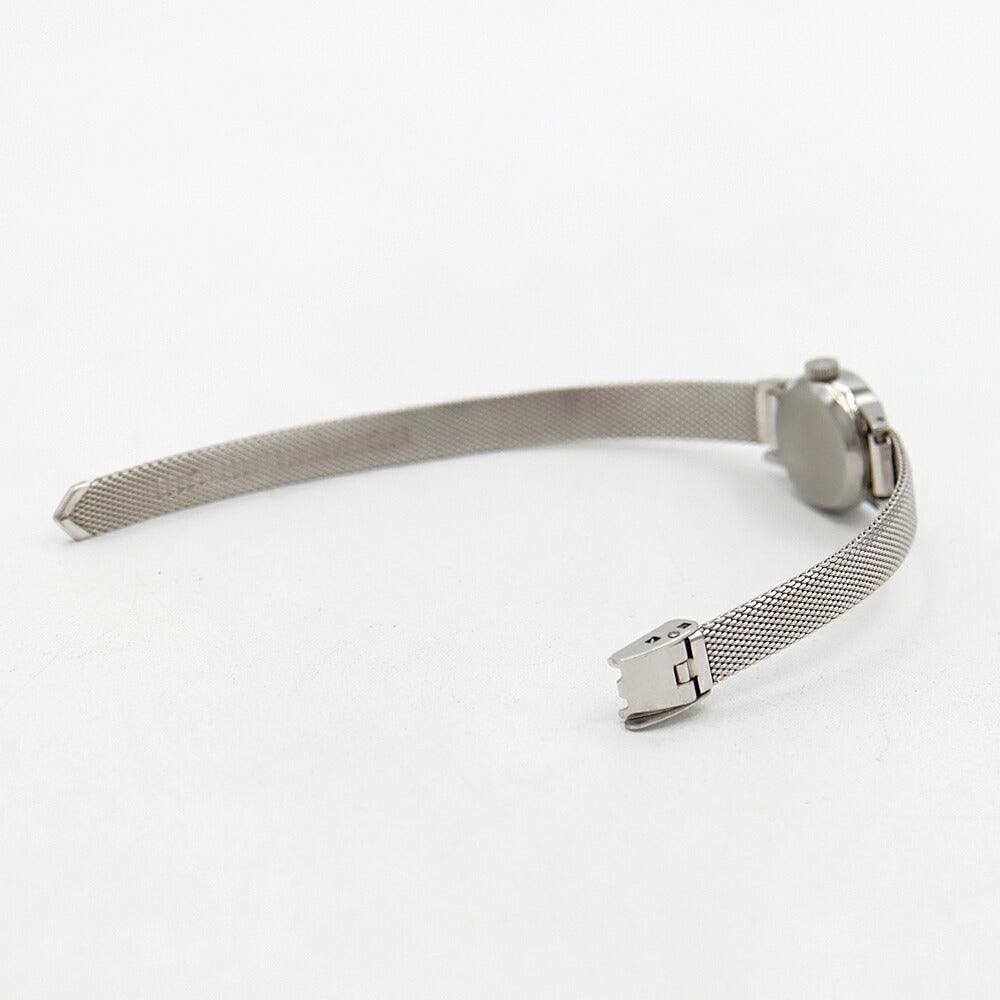 OMEGA DeVille cut glass 511.166 Cal.485 17 stones silver SS stainless steel ladies manual winding antique vintage DeVille [watch] [used]