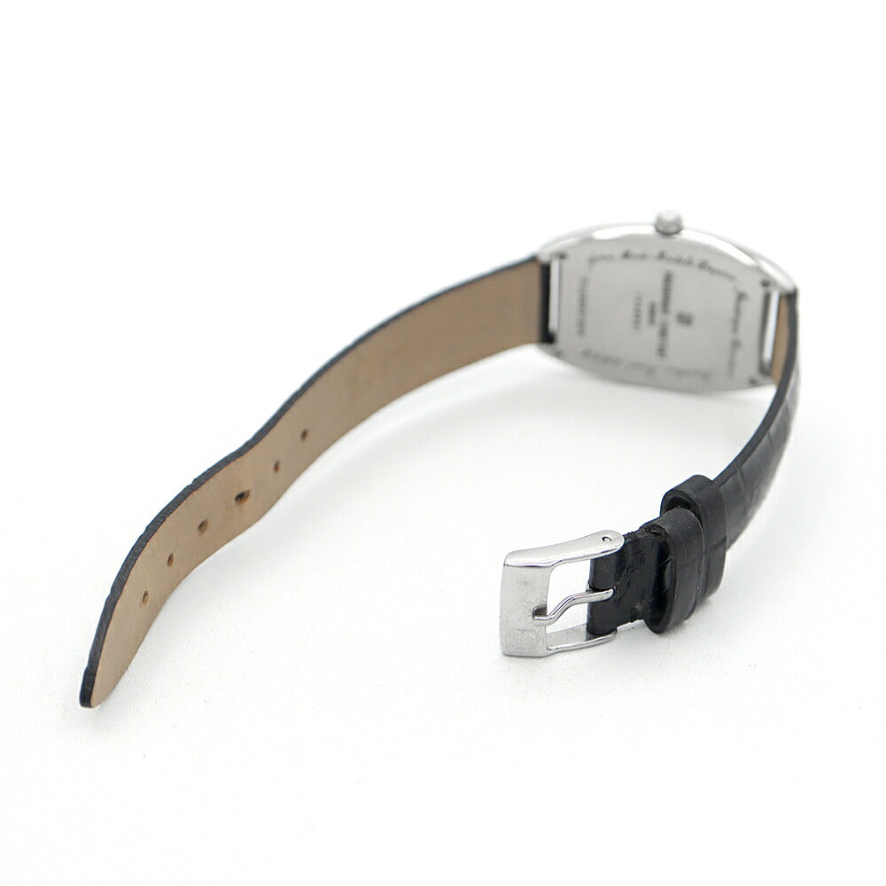 電池交換済 FREDERIQUE CONSTANT フレデリックコンスタント クラシックアールデコ FC235X3T25/6 スモールセコンド シルバー 黒 ブラックシェル SS ステンレス 純正ベルト 純正尾錠 メンズ レディース ボーイズ クォーツ【6ヶ月保証】【腕時計】【中古】