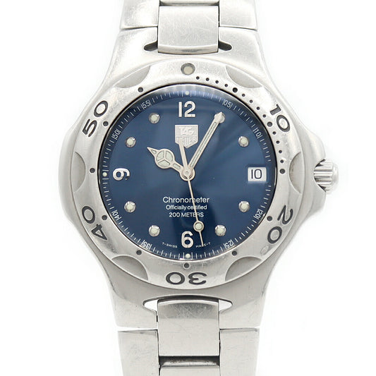TAG Heuer TAG Heuer Kirium WL5113 BA0701 200m waterproof chronometer date blue SS stainless steel men's automatic winding [6 months warranty] [watch] [used]