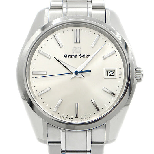 Battery replaced SEIKO GS Grand Seiko Heritage Collection 9F85-0AD0 100m Water Resistant Date Silver SS Stainless Steel Men's Quartz [6 Month Warranty] [Watch] [Used]