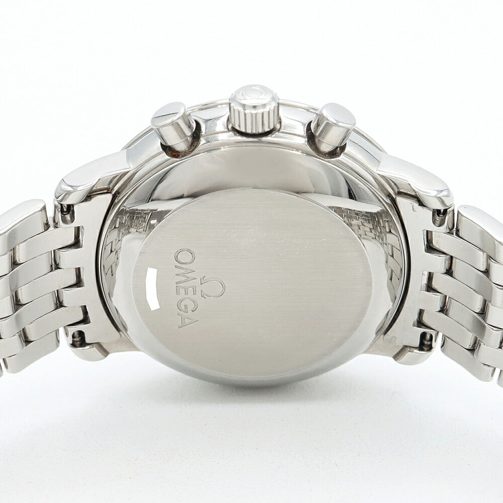 OMEGA De Ville Prestige Chronograph 4540.31 Small Second Silver SS Stainless Steel Men's Manual Winding De Ville [6 Month Warranty] [Watch] [Used]