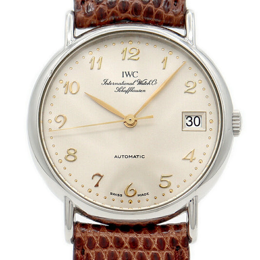 IWC International Watch Company Portofino IW351319 Date Ivory SS Stainless Steel Genuine Buckle Men's Automatic Winding [6 Month Warranty] [Watch] [Used]