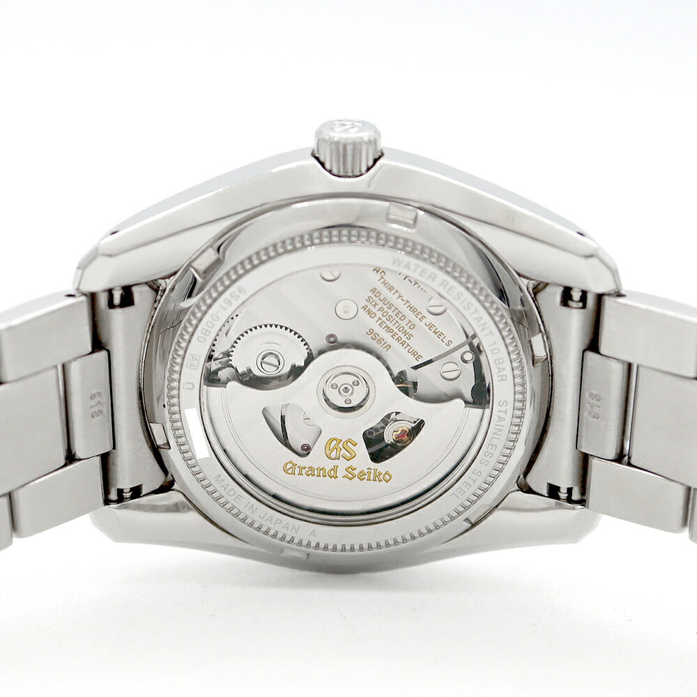 SEIKO セイコー グランドセイコー GS 9S61-00B0 SBGR299 100m防水 裏スケ シルバー SS ステンレス メンズ 自動巻き【6ヶ月保証】【腕時計】【中古】