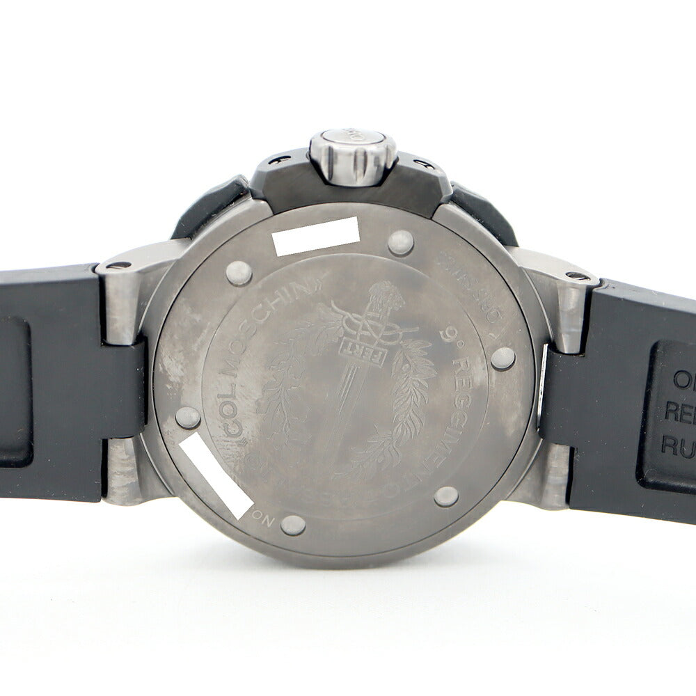 ORIS オリス コール モスキーン リミテッドエディション 2000本限定 01 667 7645 7284-set 1000ｍ防水 デイト パワーリザーブ 黒 ブラック TI チタン 純正ベルト 純正尾錠 メンズ 自動巻き【6ヶ月保証】【腕時計】【中古】