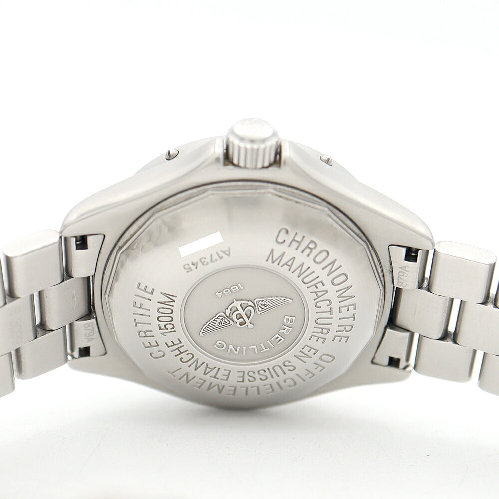 BREITLING ブライトリング スーパーオーシャン プロフェッショナル A17345 デイト 1500m防水 黒 ブラック SS ステンレス メンズ 自動巻き【6ヶ月保証】【腕時計】【中古】