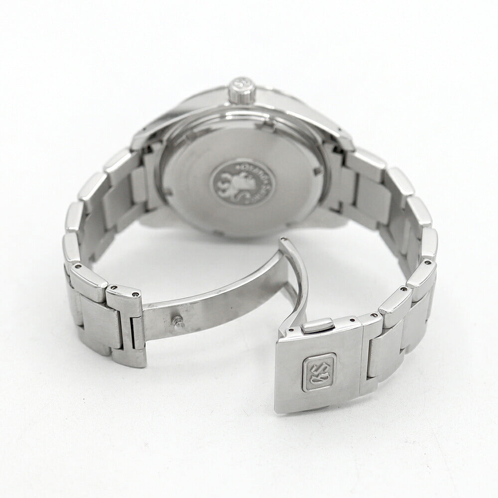 SEIKO セイコー グランドセイコー GS ヘリテージコレクション 9R65-0BM0 SBGA099 デイト パワーリザーブ 100m防水 シルバー SS ステンレス メンズ スプリングドライブ【6ヶ月保証】【腕時計】【中古】