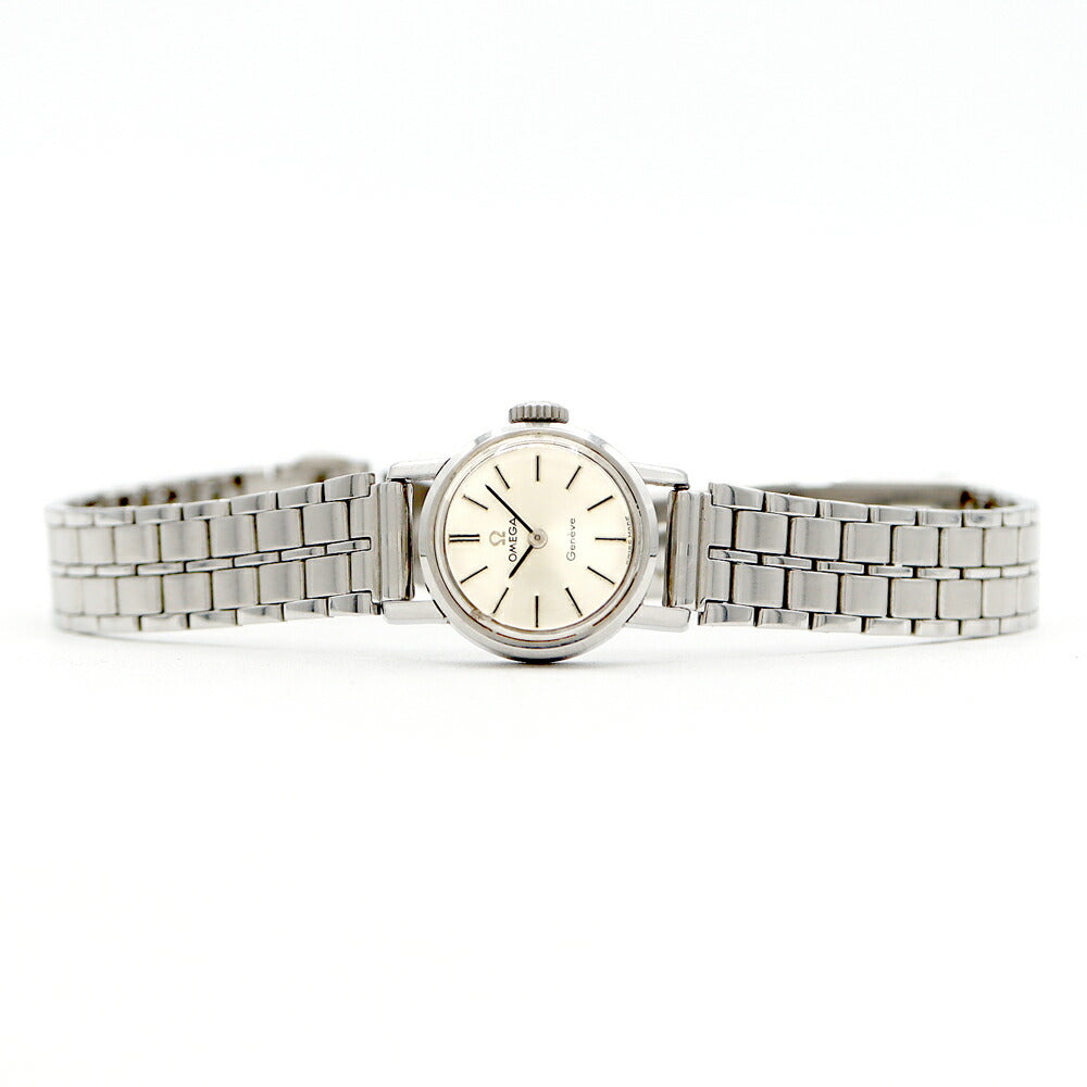 OMEGA Geneva Seamaster 11000 SC-61 Cal.483 17 Jewels Silver SS Stainless Steel Ladies Manual Winding Antique Vintage [Watch] [Used]