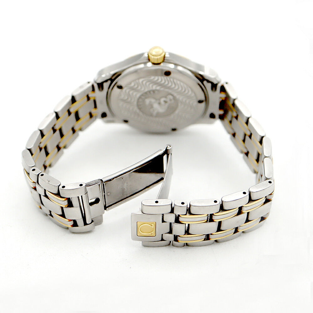 Battery replaced OMEGA Seamaster 120 2311.11 Date Gold YG Yellow Gold SS Stainless Steel Combi Men's Quartz [6 Month Warranty] [Watch] [Used]