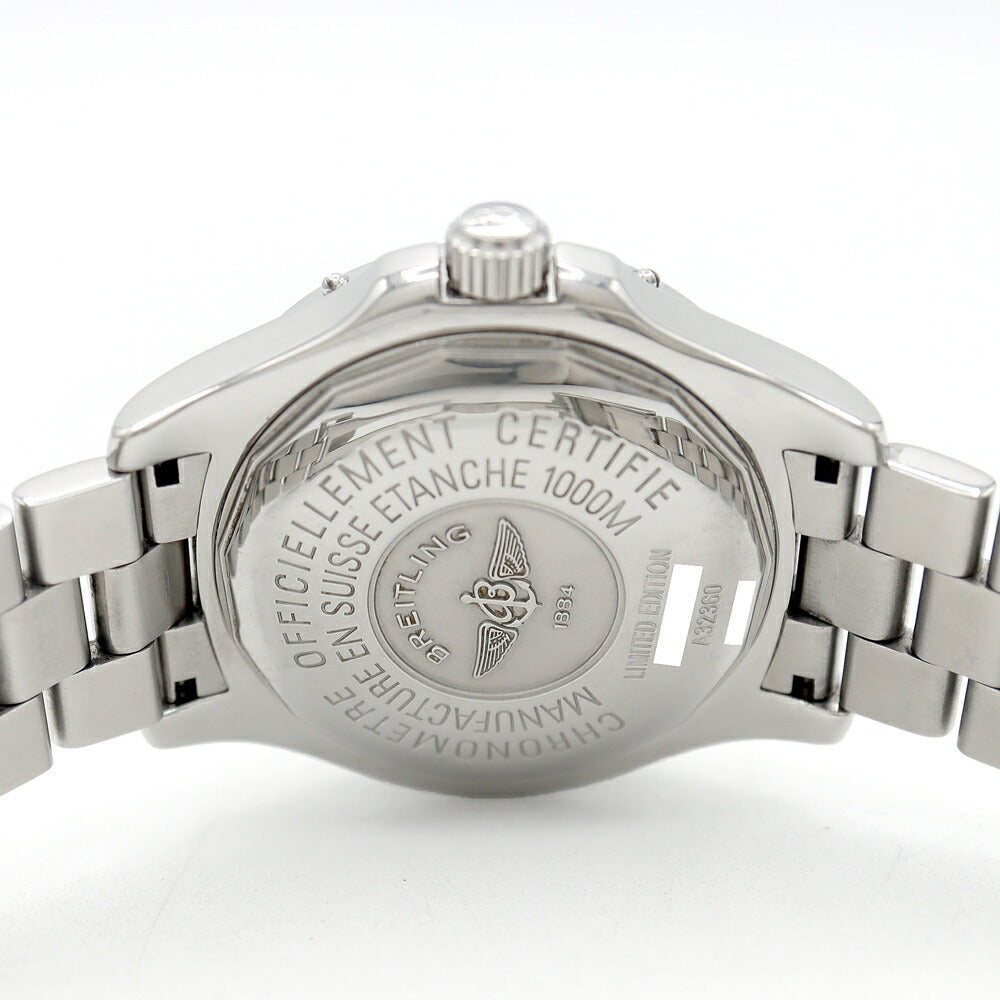 Internally inspected BREITLING Super Ocean GMT A32360 Limited to 200 pieces in Japan Date 1000m waterproof black SS stainless steel men's automatic winding [6 months warranty] [Watch] [Used]