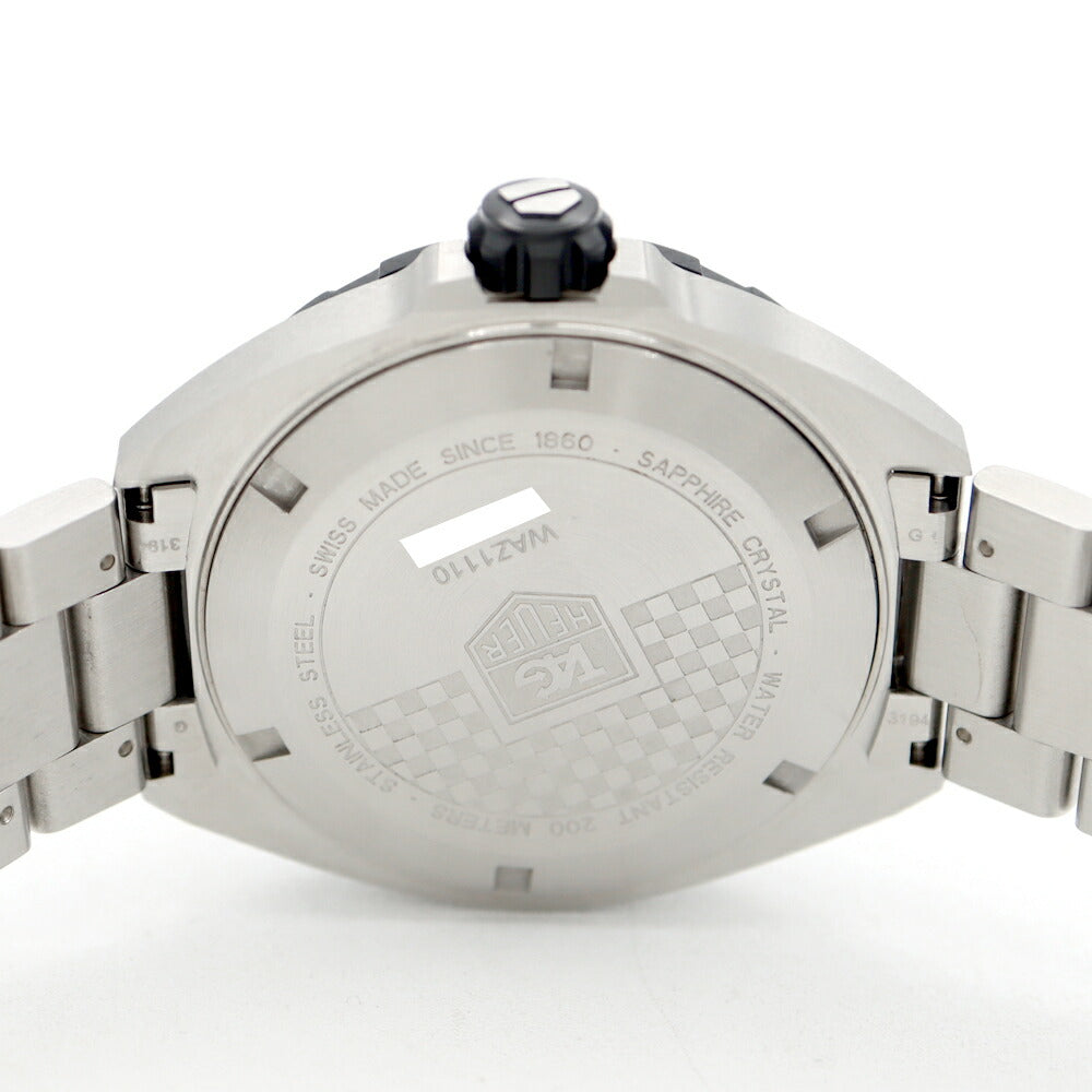 電池交換済 TAG Heuer タグホイヤー フォーミュラ1 WAZ1110 デイト 200m防水 黒 ブラック SS ステンレス メンズ クォーツ フォーミュラー1【6ヶ月保証】【腕時計】【中古】