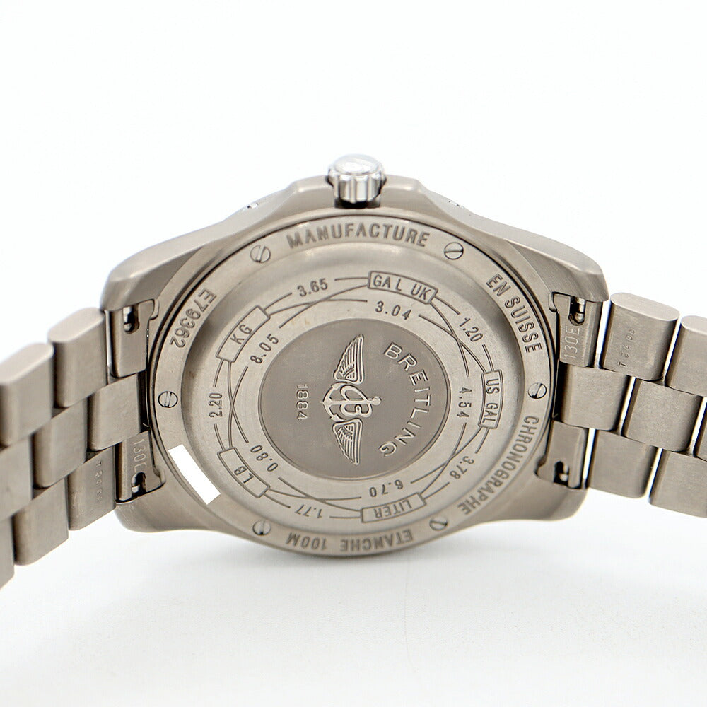 Battery replaced BREITLING Aerospace Avantage E79362 Day Date 100m Water Resistant Black Ti Titanium Men's Digiana Quartz [6 Month Warranty] [Watch] [Used]