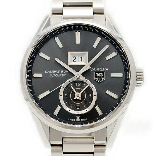 TAG Heuer Tag Heuer Carrera Caliber 8 GMT Grand Date WAR201Z Back Skelton 100m Water Resistant Gray SS Stainless Steel Men's Automatic Winding [6 Month Warranty] [Watch] [Used]