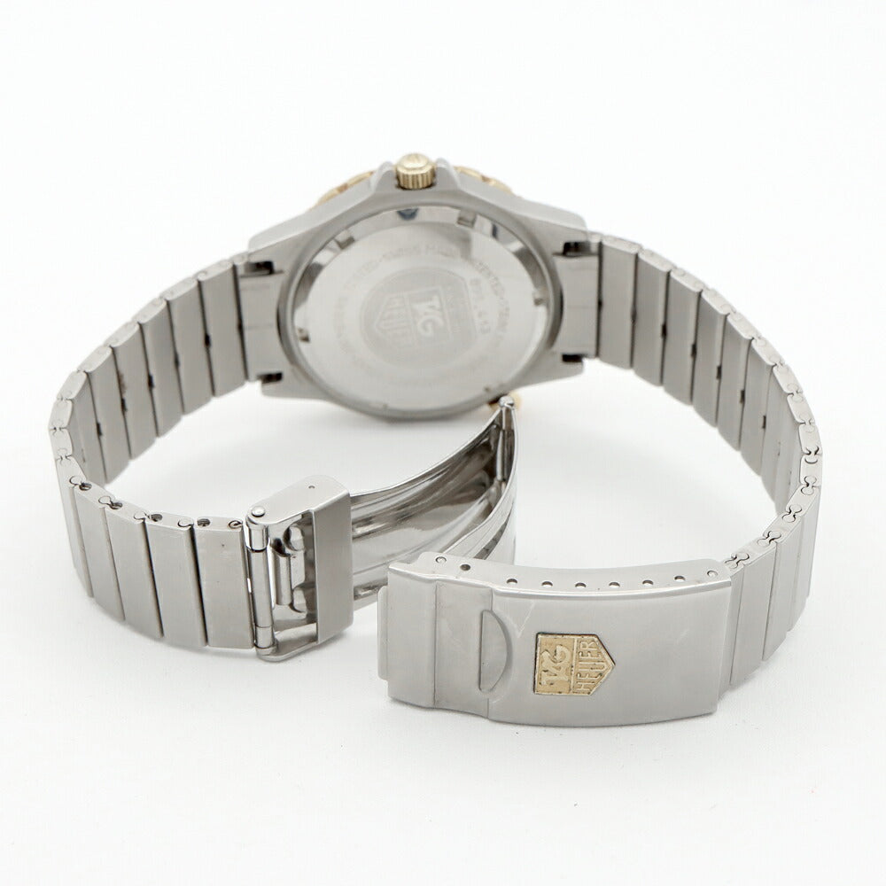 OH済 TAG Heuer タグホイヤー エアライン GMT 895.413 デイト 200m防水 ゴールド SS ステンレス YGP イエローゴールド コンビ メンズ クォーツ【6ヶ月保証】【腕時計】【中古】