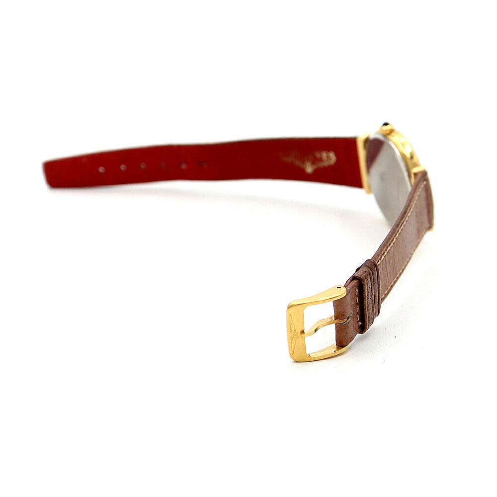 Internally inspected LONGINES 150th Anniversary Model 3207 Cal.846 Small Second White YGP Yellow Gold SS Stainless Steel Genuine Belt Genuine Buckle Men's Boys Women's Manual Winding Antique Vintage [Watch] [Used]