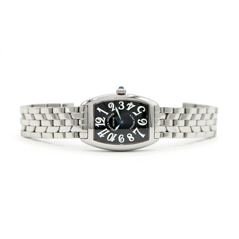 Battery replaced FRANCK MULLER Casablanca 1752 QZ Black SS Stainless Steel Ladies Quartz [6 Month Warranty] [Used] [Watch]