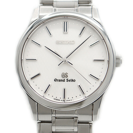 Battery replaced SEIKO GS Grand Seiko 8J55-0AA0 100m waterproof white SS stainless steel men's quartz [6 months warranty] [Watch] [Used]