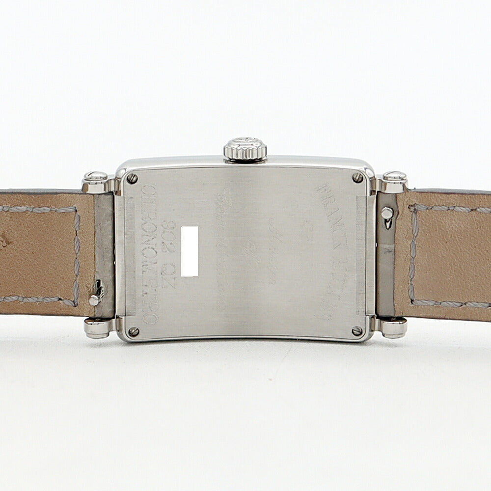 Domestic genuine product Battery replaced FRANCK MULLER Long Island Chronometro 902 QZ Gray Guilloche SS Stainless Steel Genuine Belt Genuine Buckle Ladies Quartz [6 Month Warranty] [Watch] [Used]