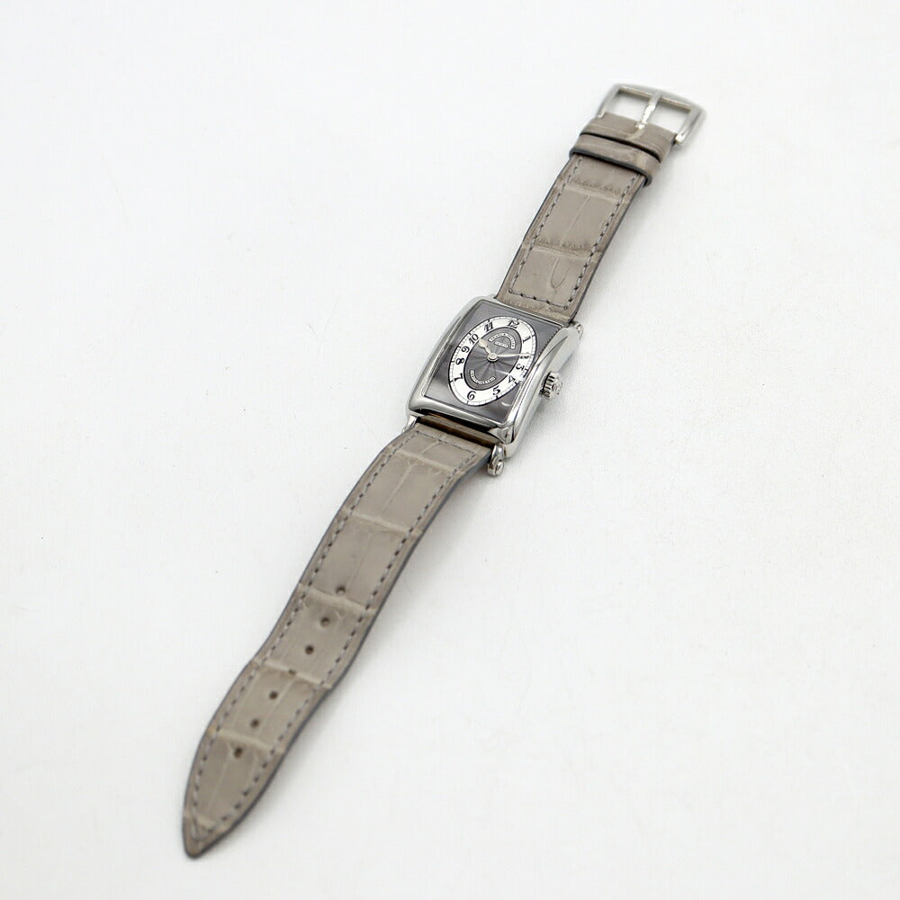 Domestic genuine product Battery replaced FRANCK MULLER Long Island Chronometro 902 QZ Gray Guilloche SS Stainless Steel Genuine Belt Genuine Buckle Ladies Quartz [6 Month Warranty] [Watch] [Used]