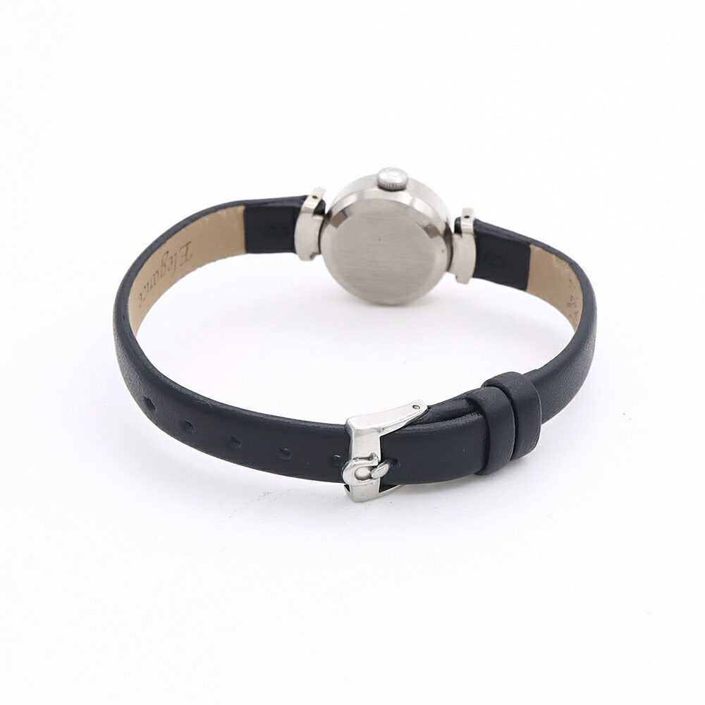 OMEGA オメガ カットガラス BF561-6011 4626106 ダイヤモンド 4Pダイヤ Cal.661 24石 シルバー K14WG ホワイトゴールド 純正尾錠 レディース 自動巻き アンティーク ヴィンテージ【腕時計】【中古】