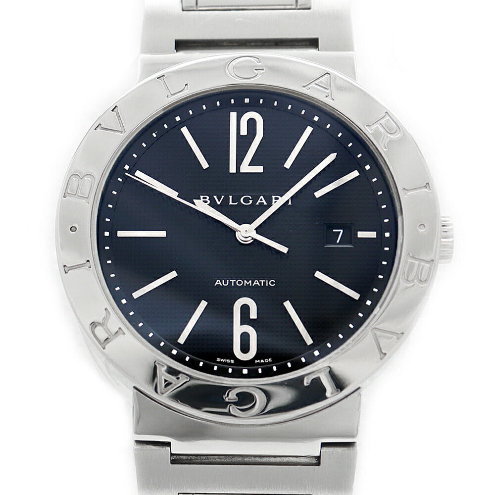 BVLGARI Bvlgari Bulgari Bulgari BB42SS Date Black SS Stainless Steel Men's Automatic Winding [6 Month Warranty] [Watch] [Used]