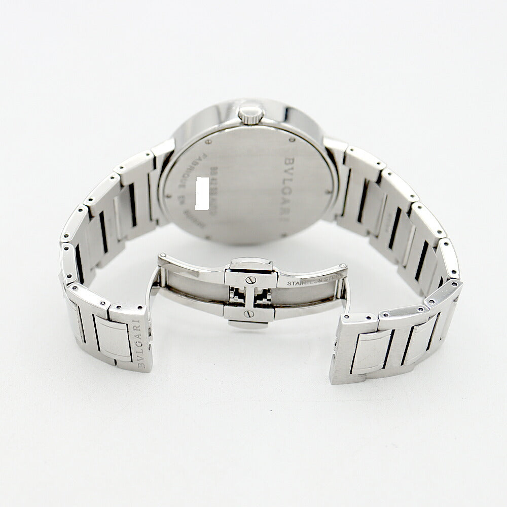 BVLGARI Bvlgari Bulgari Bulgari BB42SS Date Black SS Stainless Steel Men's Automatic Winding [6 Month Warranty] [Watch] [Used]