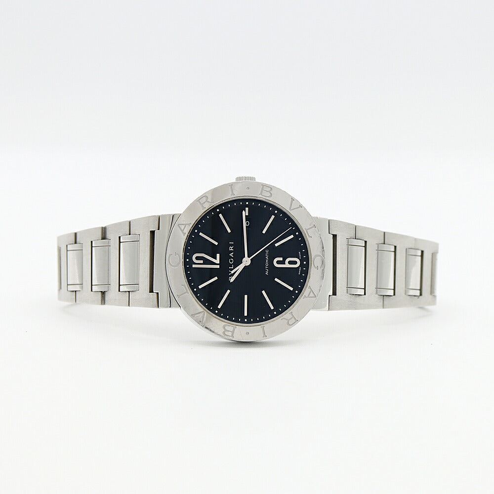 BVLGARI Bvlgari Bulgari Bulgari BB42SS Date Black SS Stainless Steel Men's Automatic Winding [6 Month Warranty] [Watch] [Used]