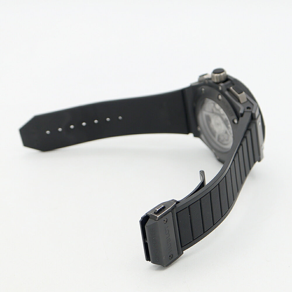 HUBLOT King Power Unico Black Magic Chronograph 701.CI.0170.RX Date Back Skeleton Black TI Titanium CE Ceramic Genuine Belt Genuine Buckle Men's Automatic Winding [6 Month Warranty] [Watch] [Used]
