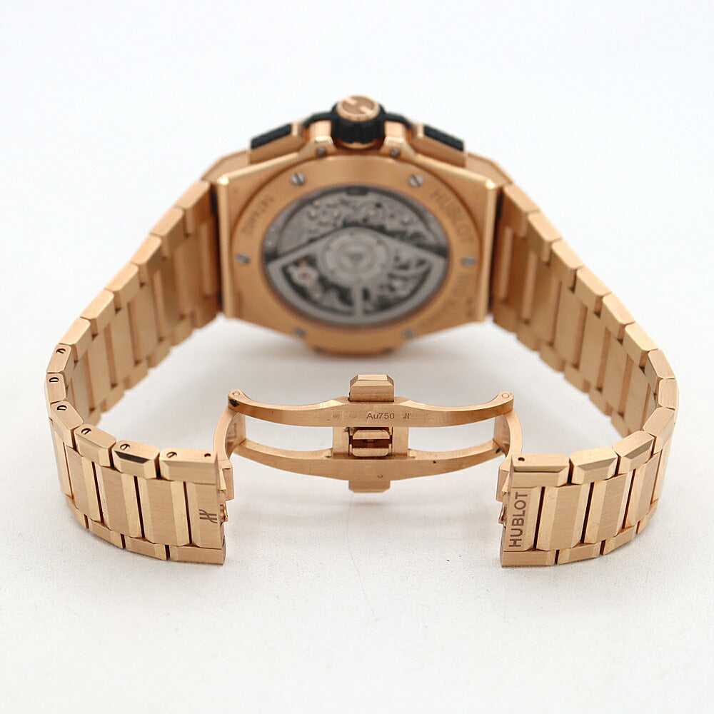 Internally inspected HUBLOT Big Bang Integrated King Gold 451.OX.1180.OX Skeleton Back Sketch Gray K18PG Pink Gold Men's Automatic Winding Big Bang [6 Month Warranty] [Watch] [Used]
