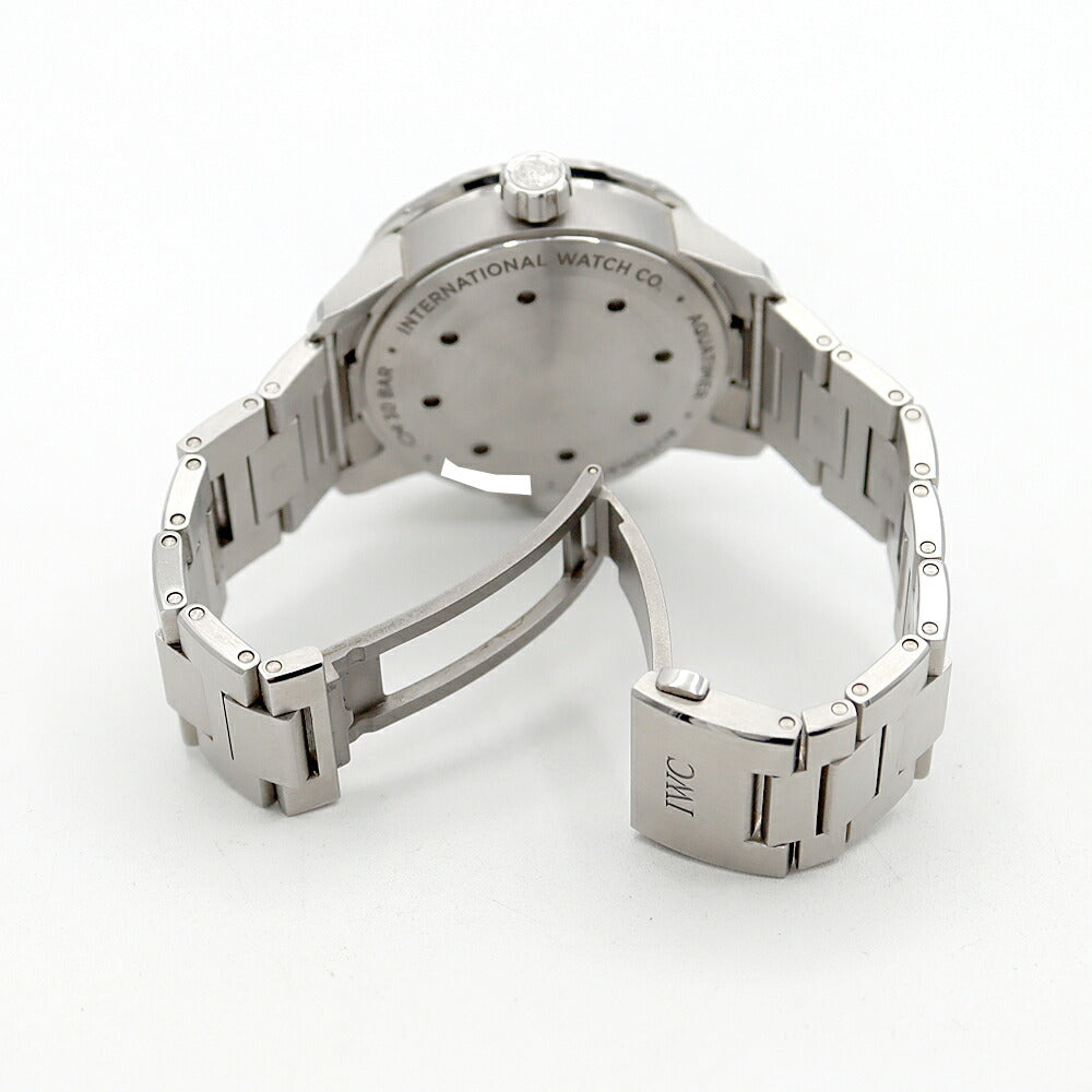 IWC アクアタイマー デイト IWC インターナショナルウォッチカンパニー アクアタイマー IW328802 デイト 黒 ブラック SS ステンレス メンズ 自動巻き 【6ヶ月保証】【腕時計】【中古】