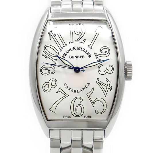 Internally inspected FRANCK MULLER Casablanca 6850MC White SS Stainless Steel Men's Automatic Winding [6 Month Warranty] [Used] [Watch]